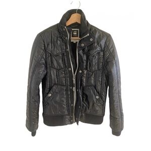 G Star Black Quilted Men's Jacket